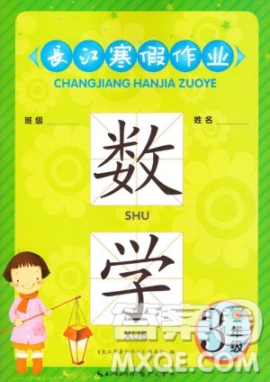 崇文书局2020年长江寒假作业数学3年级参考答案