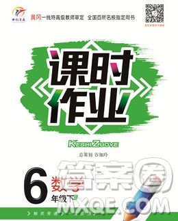 天津人民出版社2020春世纪百通课时作业六年级数学下册江苏版答案