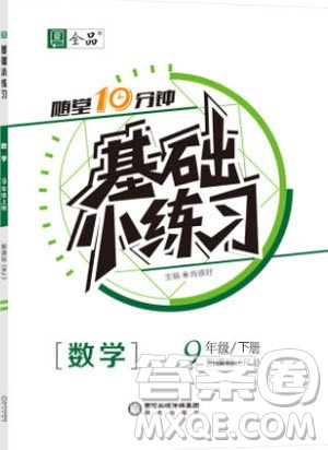 阳光出版社2020年全品基础小练习数学九年级下册人教版参考答案