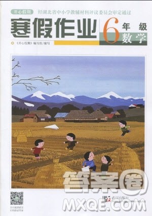 武汉出版社2020年开心假期寒假作业数学六年级人教版答案 武汉出版社2020年开心假期寒假作业数学六年级人教版答案