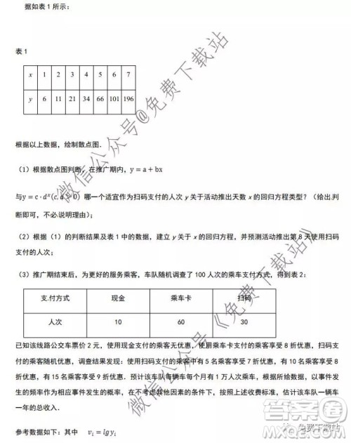 河南省实验中学2020届高三12月考试理科数学答案