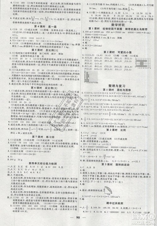 宇轩图书2020春阳光同学课时优化作业数学六年级下册北师大版深圳专版答案 宇轩图书2020春阳光同学课时优化作业数学六年级下册北师大版深圳专版答案