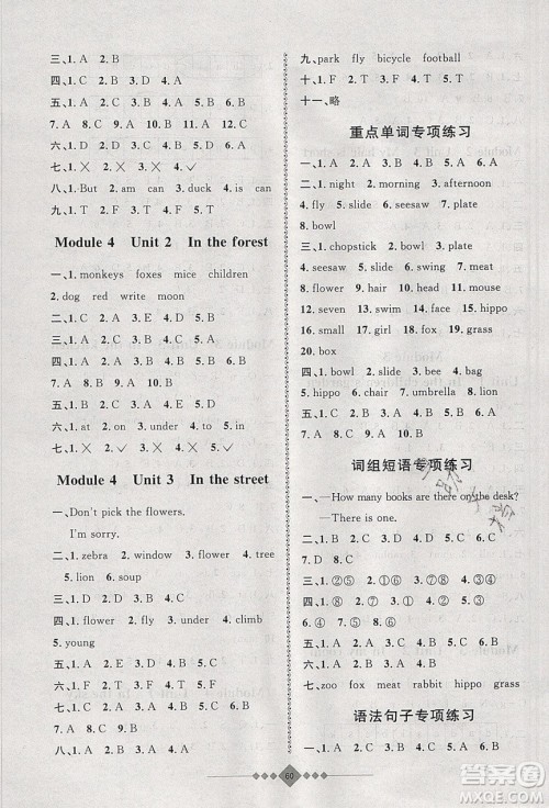 安徽人民出版社2020年赢在寒假2年级英语参考答案 安徽人民出版社2020年赢在寒假2年级英语参考答案