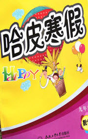 合肥工业大学出版社2020哈皮寒假九年级数学人教版答案