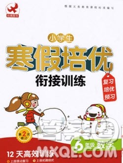 河北教育出版社2020年小学生寒假培优衔接训练6年级数学答案
