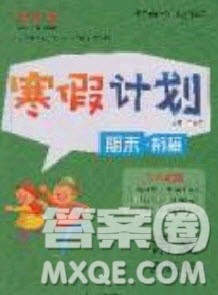 2020年优干线寒假计划期末衔接语文四年级RJ人教版参考答案