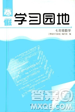 河南人民出版社2020寒假学习园地七年级数学答案