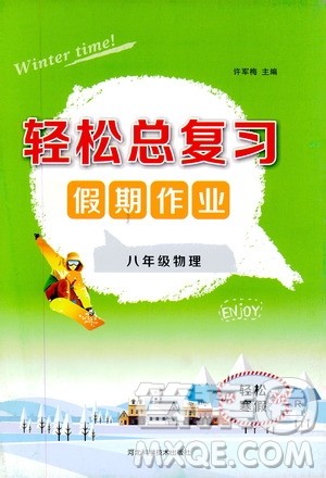 河北科学技术出版社2020轻松总复习假期作业轻松寒假八年级数学人教版答案