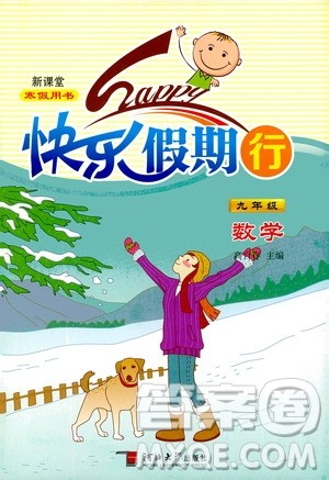 河北大学出版社2020快乐假期行寒假用书九年级数学答案