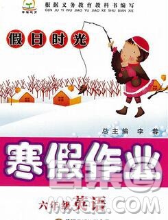 阳光出版社2020年假日时光寒假作业六年级英语陕旅版答案