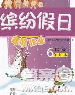 内蒙古少年儿童出版社2020年缤纷假日寒假作业六年级合订本答案