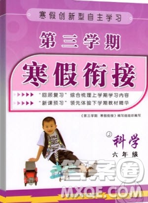 爱博教育2020年第三学期寒假衔接六年级科学J教科版参考答案