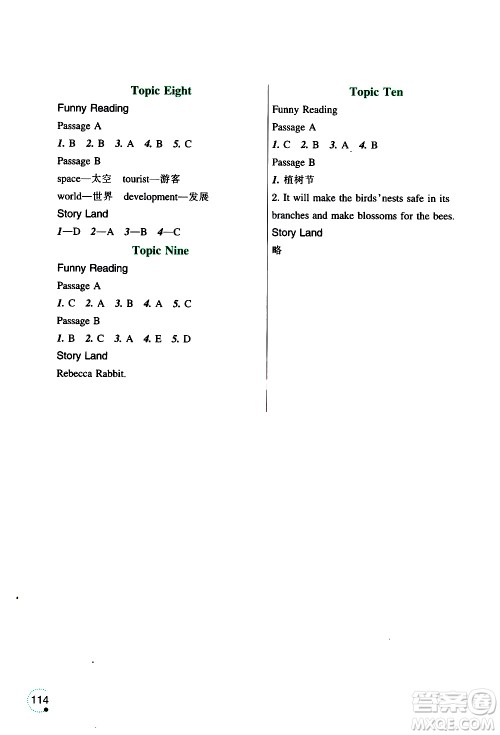 辽宁师范大学出版社2020年3年级起点寒假乐园四年级英语辽师版参考答案 辽宁师范大学出版社2020年3年级起点寒假乐园四年级英语辽师版参考答案