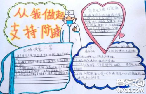 致敬疫情中的逆行者手抄报 致敬疫情中的逆行者图片