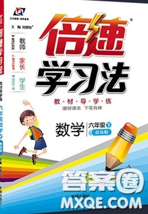 万向思维2020年倍速学习法教材导学练六年级数学下青岛版参考答案