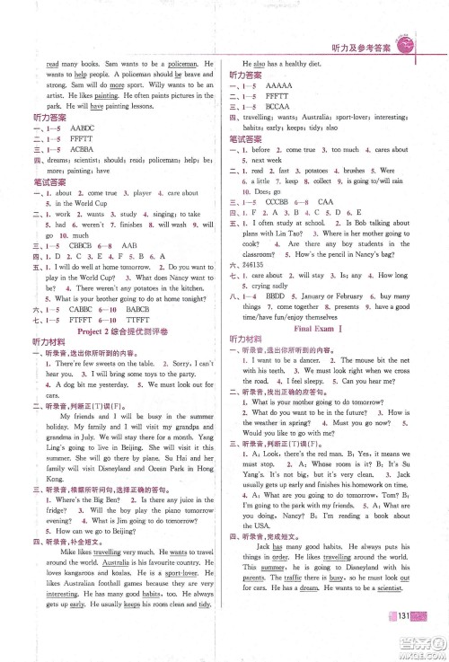 东南大学出版社2020名师点拨培优训练六年级英语下册江苏版答案 东南大学出版社2020名师点拨培优训练六年级英语下册江苏版答案