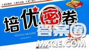 2020年名师点拨培优密卷英语五年级下江苏版参考答案