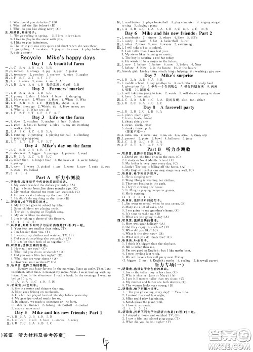 钟书金牌2020年非常1+1一课一练六年级下册英语RPEP版人教版参考答案 钟书金牌2020年非常1+1一课一练六年级下册英语RPEP版人教版参考答案
