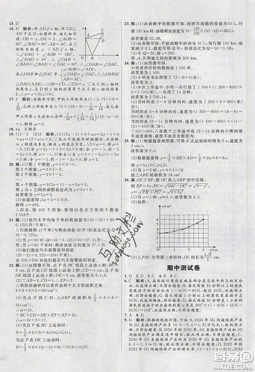 2020春优加学案课时通八年级数学下册N版河北专用答案 2020春优加学案课时通八年级数学下册N版河北专用答案