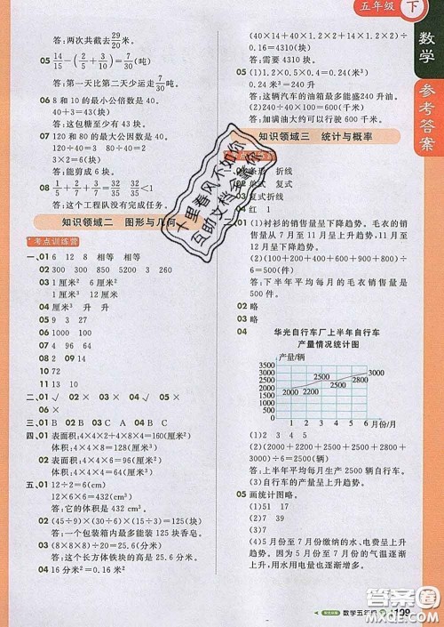 2020春新版1加1轻巧夺冠课堂直播五年级数学下册北京版答案 2020春新版1加1轻巧夺冠课堂直播五年级数学下册北京版答案