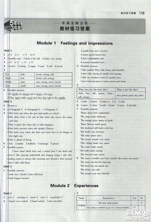 2020义务教育教科书八年级英语下册外研版课后习题答案 2020义务教育教科书八年级英语下册外研版课后习题答案