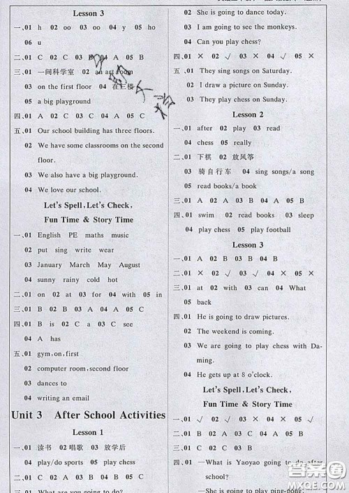 2020春新版1加1轻巧夺冠课堂直播三年级英语下册人教版一起答案 2020春新版1加1轻巧夺冠课堂直播三年级英语下册人教版一起答案