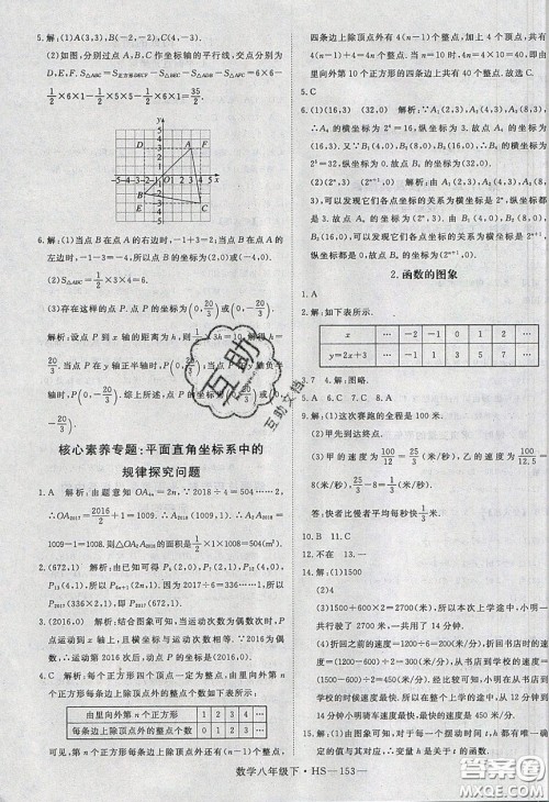 2020春优翼学练优八年级数学下册华师大版答案