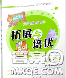 2020春走进重点初中拓展与培优六年级数学下册人教版答案 2020春走进重点初中拓展与培优六年级数学下册人教版答案