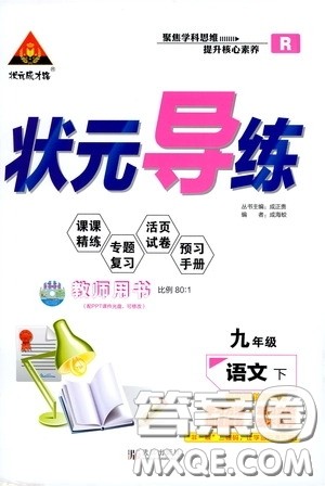 状元成才路2020年状元导练九年级下册语文人教版参考答案 状元成才路2020年状元导练九年级下册语文人教版参考答案