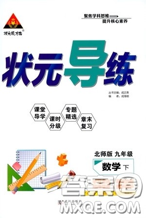 状元成才路2020年状元导练九年级下册数学北师版参考答案 状元成才路2020年状元导练九年级下册数学北师版参考答案