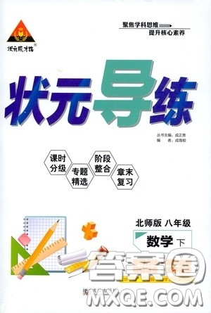 状元成才路2020年状元导练八年级下册数学北师版参考答案