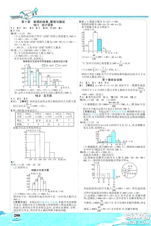黄冈状元成才路2020年状元大课堂好学案七年级下册数学人教版参考答案