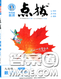 吉林教育出版社2020春特高级教师点拨九年级数学下册北师版答案