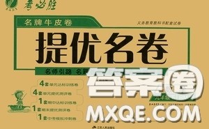 2020年考必胜名牌牛匹卷提优名卷数学九年级下册RMJY人民教育参考答案