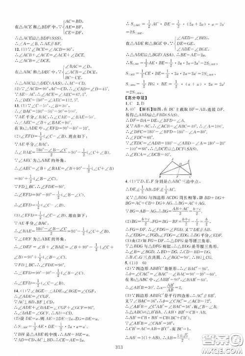 2020走进重高培优讲义专题集训数学初中综合教练第二版答案 2020走进重高培优讲义专题集训数学初中综合教练第二版答案