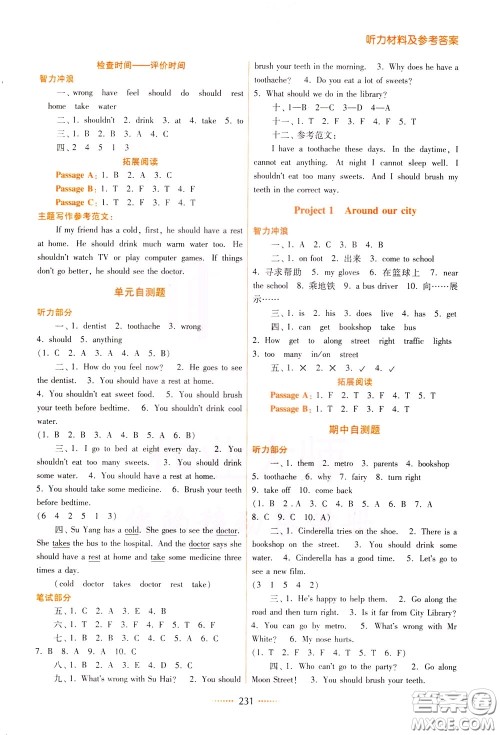 2020年名师点拨课课通教材全解析英语五年级下册江苏版参考答案 2020年名师点拨课课通教材全解析英语五年级下册江苏版参考答案