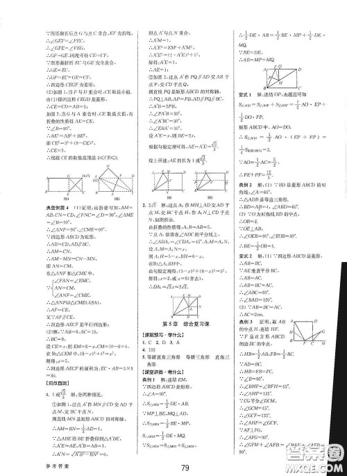 天津科学技术出版社2020初中新学案优化与提高八年级数学下册B版答案