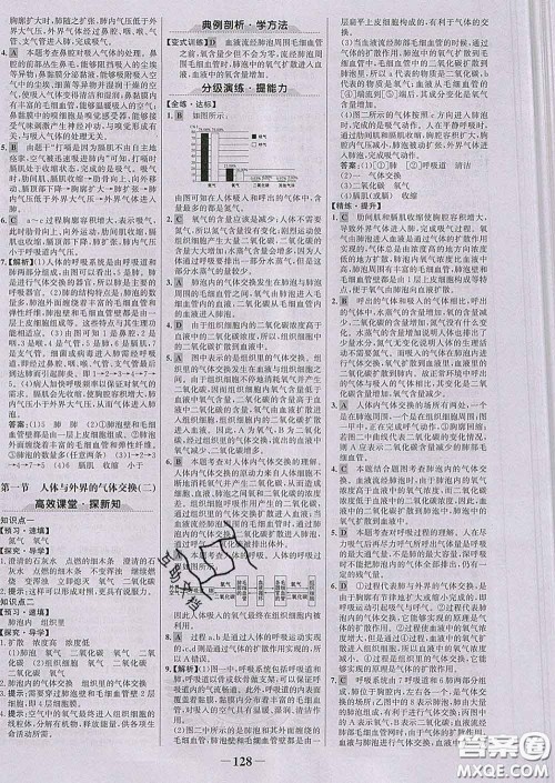 2020新版世纪金榜金榜学案七年级生物下册济南版答案