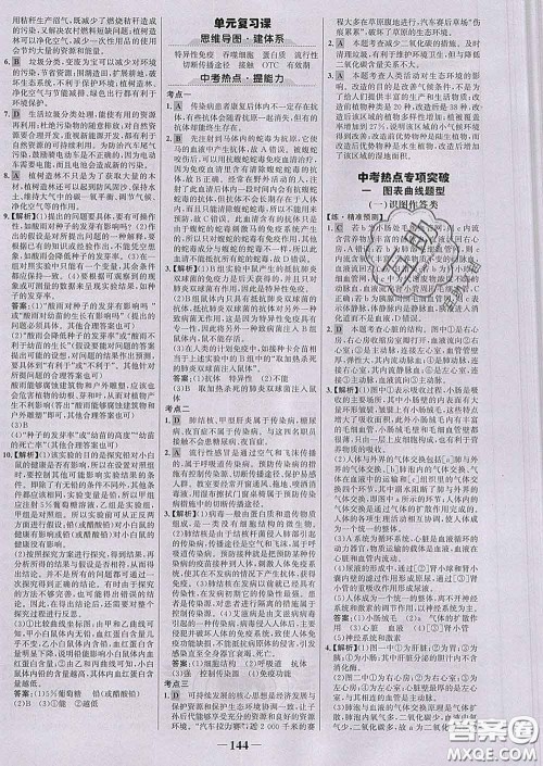 2020新版世纪金榜金榜学案七年级生物下册济南版答案 2020新版世纪金榜金榜学案七年级生物下册济南版答案