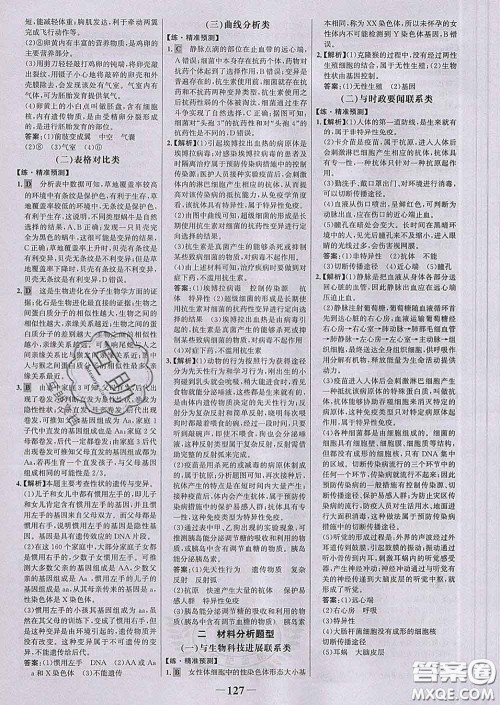 2020新版世纪金榜金榜学案八年级生物下册人教版答案 2020新版世纪金榜金榜学案八年级生物下册人教版答案