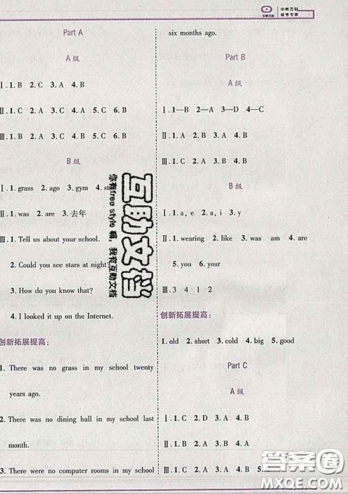 2020新版新全优全优备考六年级英语下册人教版答案