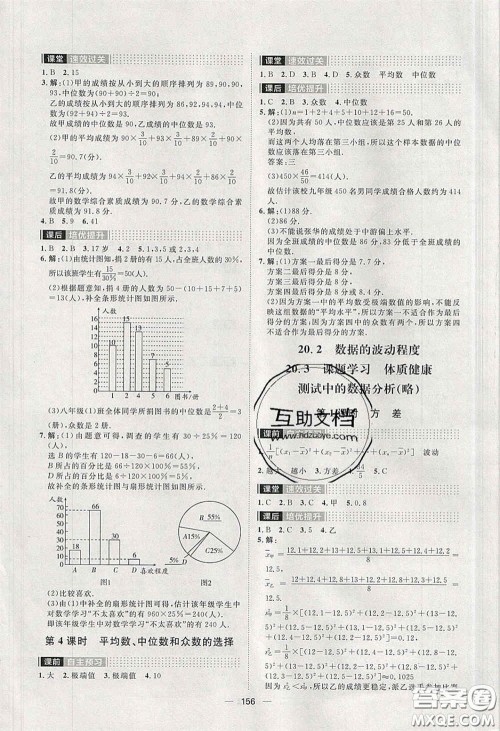 2020阳光计划滚动提升训练八年级数学下册人教版答案