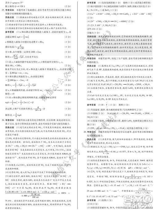 2020年天一大联考高考全真模拟卷五理科综合试题及答案 2020年天一大联考高考全真模拟卷五理科综合试题及答案