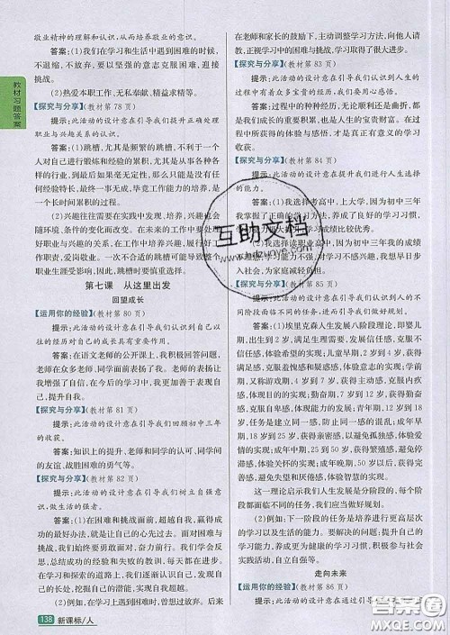 吉林人民出版社2020春尖子生学案九年级道德与法治下册人教版答案 吉林人民出版社2020春尖子生学案九年级道德与法治下册人教版答案