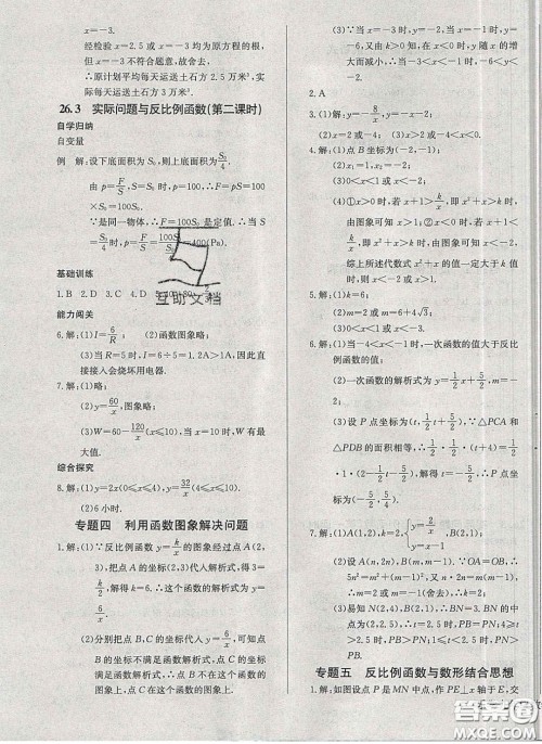 2020乐学课堂课时学讲练九年级化学下册人教版答案