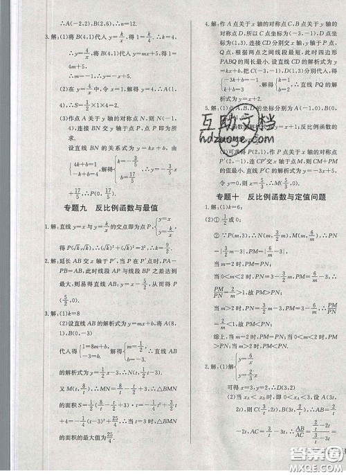2020乐学课堂课时学讲练九年级化学下册人教版答案