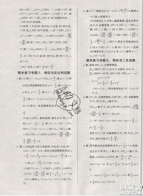 2020乐学课堂课时学讲练九年级化学下册人教版答案