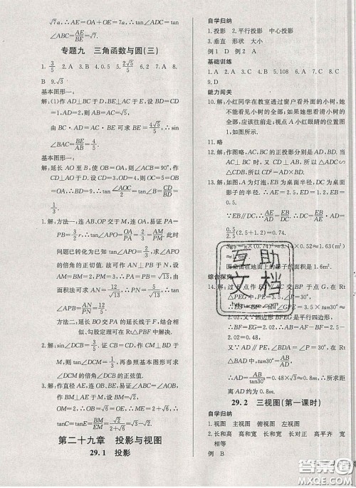 2020乐学课堂课时学讲练九年级化学下册人教版答案