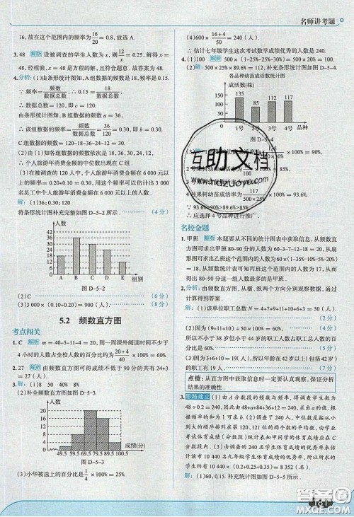 2020年走进中考考场八年级数学下册湘教版答案