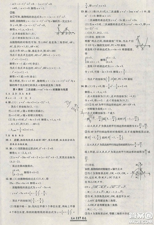 2020年见证奇迹英才学业设计与反馈九年级数学下册华师大版答案